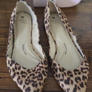 Time and Tru Leopard Print Flats